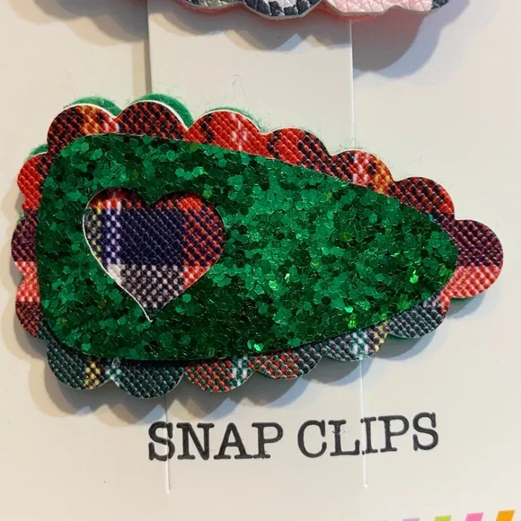 Handmade Hair Snap Clips Set - Multicolor - Picture 5 of 7
